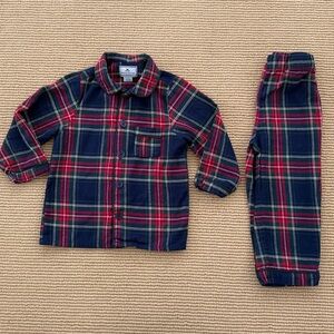 Petite Plume Tartan Plaid Kids Pajama Set